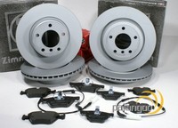 Zimmermann Bremsen Set Ø 324 Mm + Ø 320 Mm Vorne + Hinten FüR BMW 5Er [E60 E61]