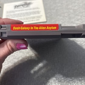 Nintendo Entertainment NES System Game Cartridge Dash Galaxy Alien Asylum