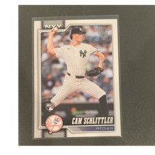 Topps Cam Schlittler #BCP-166 2025 Bowman Chrome Yankees Rookie Card