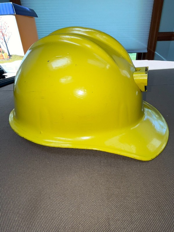Vintage Bullard Yellow Hard Boiled Miner's ?? Helmet Hard Hat