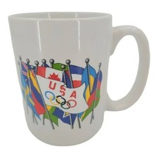 Vintage 1996 Atlanta Olympic Games 100th Anniversary Coffee Mug 14oz RARE