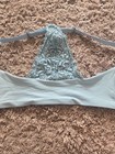Womens VICTORIA'S SECRET Blue Lined Demi Racerback Bra Size 32DDD Great... — photo 8