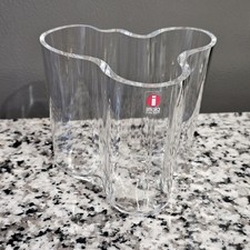 Vaso Iittala Finlandia Alvar Aalto Savoia 4" in vetro trasparente - Bello!
