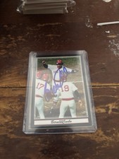 BERNIE CARBO RELIGIOUS CARD AUTOGRAPHED SIGNED BOSTON RED SOX Autograph