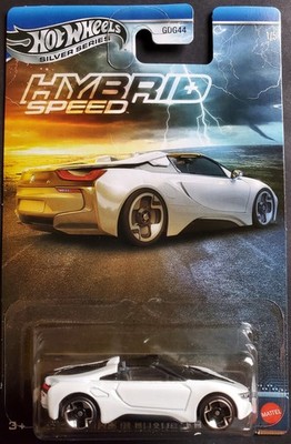 2025 Hot Wheels Silver Series Hybrid Speed BMW i8 Roadster GDG44 1/5 