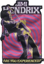 Patch - C&D Visionary - Jimi Hendrix Trippy Swirl 2.75"x4.3" Iron-On NEW Music