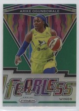 2021 Panini Prizm WNBA Fearless Green Prizm Arike Ogunbowale #10 0r2f