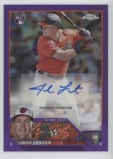 2023 Topps Chrome Update Purple Refractor 237/250 Josh Lester #AC-JLE Auto oh8