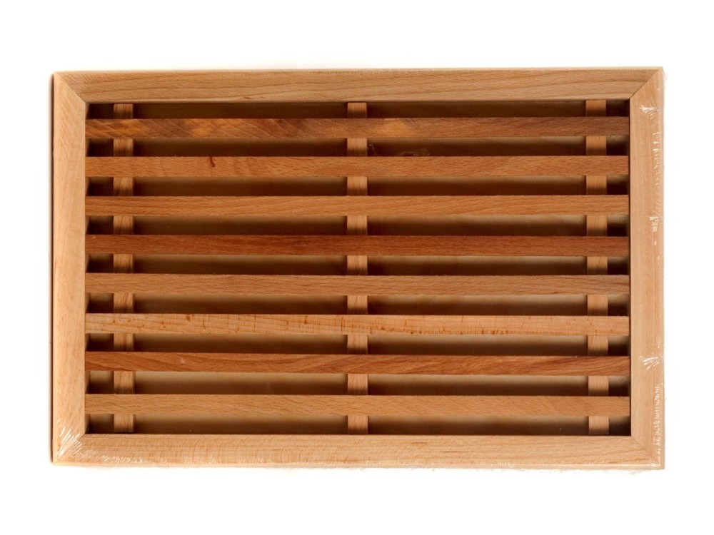 Wooden Bread Cutting Board With Grid Crazystock Selection