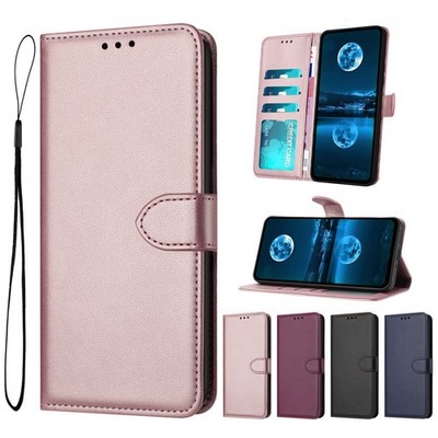 For iPhone 17 Pro Max Air 16 15 14 13 12 Flip Card Holder PU Leather Wallet Case