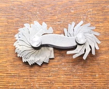 Vintage L. S. Starrett No. 474 Screw Pitch Gage Machinist Tool USA