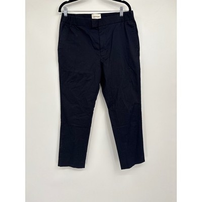 LESTRANGE London The 24 Trouser Navy Blue Organic Cotton Stretch Pants Mens L