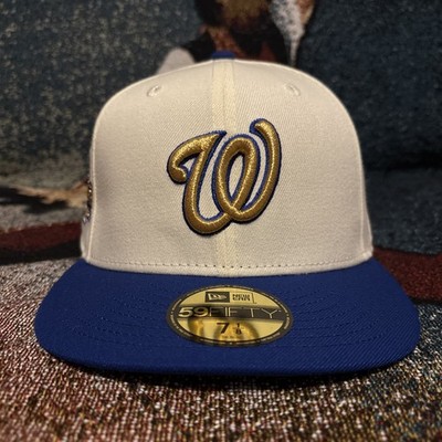 HATCLUB RUSHMORE WHITE ASH  Bearded Goose NATIONALS 7 1/8 Stamped Inside!
