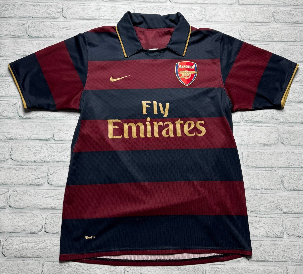 Nike × Soccer Jersey × Vintage Nike Arsenal 2007 2008 Third