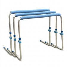 Amber Agility Hurdles Set: Adjustable 27"-42" - Premium Aluminum Set of 3