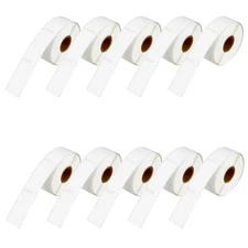 10Rolls PriceTag 400 Label Rat-Tail Style for DYMO LabelWriter 30373 7/8"x15/16"