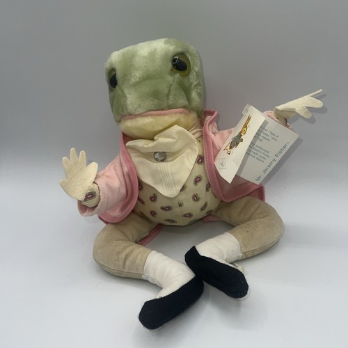 Vintage Eden Mr Jeremy Fisher Plüsch Frosch Beatrix Potter 74 & "Mr. Jackson" Figur - Bild 5 von 15