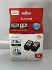 Genuine Canon PG-210XL Black, CL-211XL Color Ink Cartridges Brand New Sealed