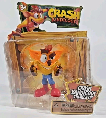 CRASH BANDICOOT THUMBS UP 3'' Action Figure Jakks Pacific 2023 NEW