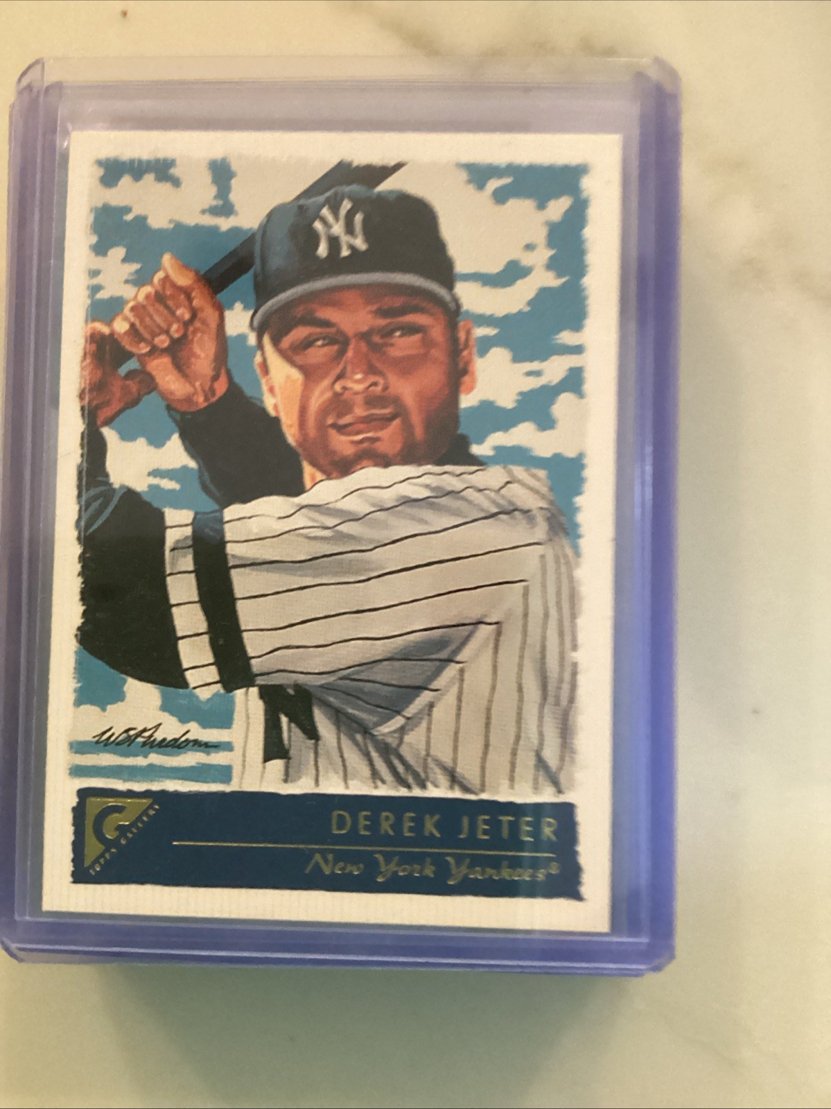 Derek Jeter 13 Card Baseball Card Lot Hall Of Famer