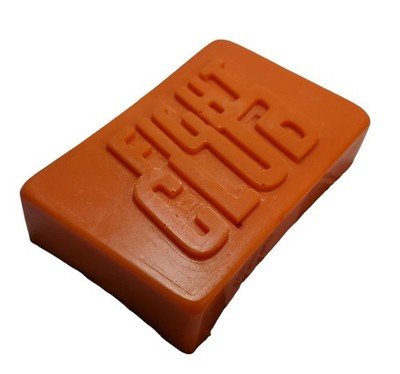 Geschenkverpackte Fight Club Seifenstück Orange