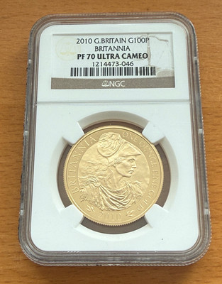 Great Britain 2010 Gold 1 oz 100 Pounds NGC PF70UC Britannia | eBay
