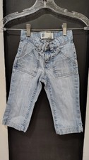 girls vintage gap blue denim capri strech size 4 2008 style