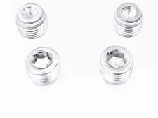 The Stop Shop Inverted flare steel plugs for 9/16"-18 & 1/2"-20 (2 of each size)