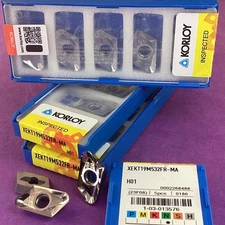 5pc  KORLOY   XEKT 19M532FR - MA   Carbide Milling Insert; H01🎯Machinist