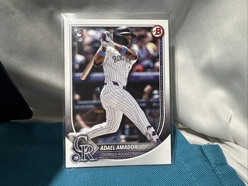 2025 Bowman Adael Amador RC Lot x5 Base x1 ROY X1 Rockstar Rookies Inserts - Picture 16 of 24