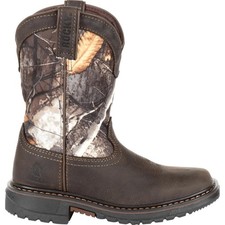 Rocky Kids' Ride FLX Waterproof Western Boot RKW0258C for Unisex Kids