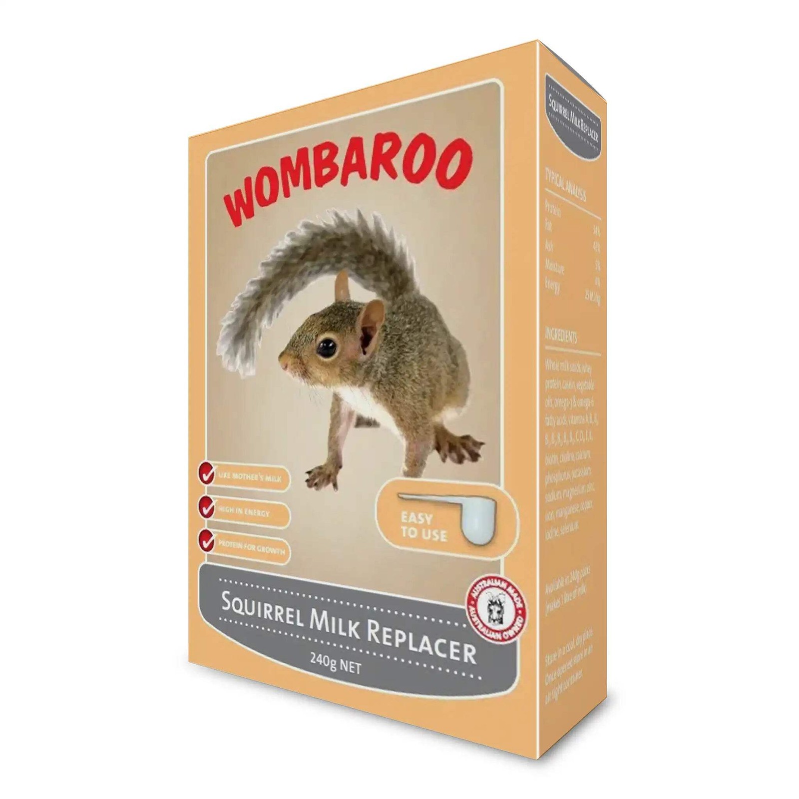 Wombaroo Squirrel Milk Replacer - 8.4 oz (240 g)