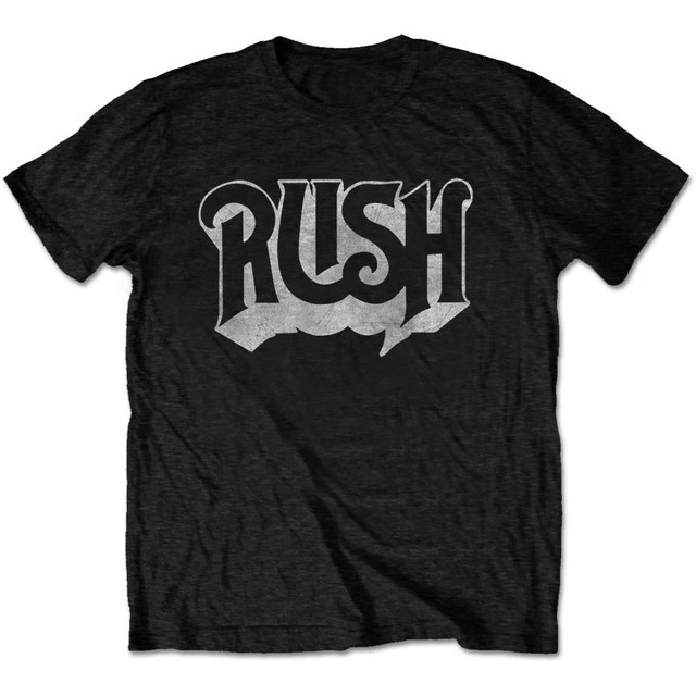 Vintage Rush Band Logo T-Shirt, Retro Rush Band Rock Music Tee, Gift For Fan