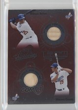 2002 Playoff Absolute Memorabilia Materials Adrian Beltre Shawn Green HOF 1o3