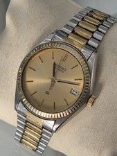 OROLOGIO VINTAGE SEIKO QUARTZ 5 RUBINI - Ref. 7812-6019 - Bicolore - Anni '80