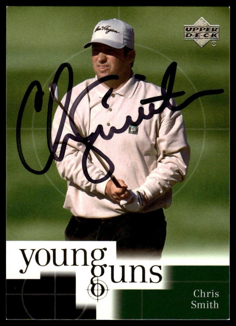 Chris Smith 2001 Upper Deck Young Guns Golf #82 Auto Autographed Signed Card