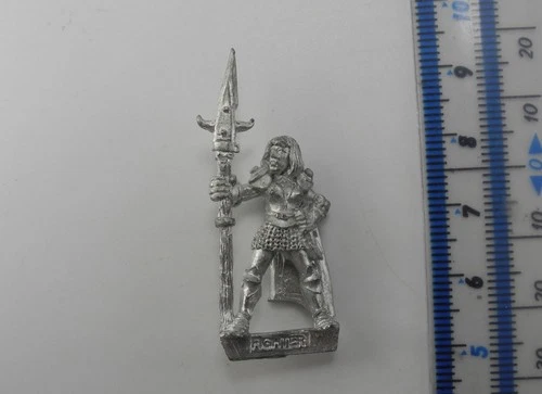 FEMALE FIGHTER AGNES Metal F2 Fighters Empire Army Unpainted Warhammer 1980s 34
