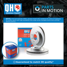 2x Brake Discs Pair Vented fits FORD ESCORT 1.8D Front 90 to 01 240mm Set QH New