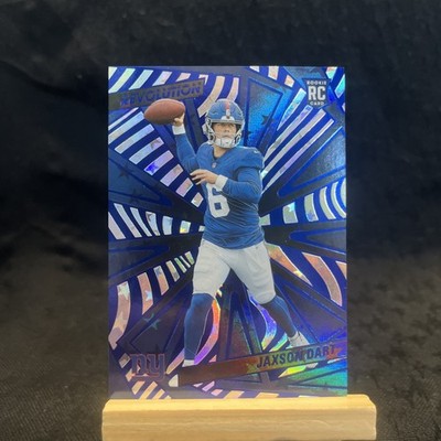 2025 Panini Revolution Blue Storm Jaxson Dart #219 Color Match /549 RC