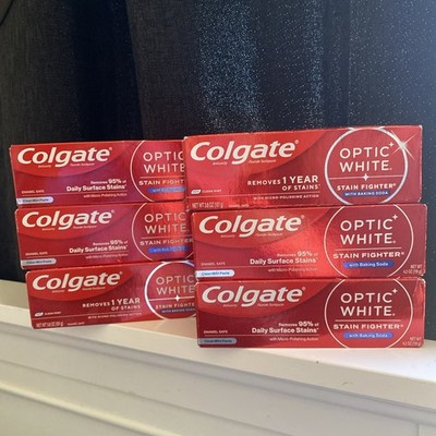 6 packs - Colgate optic white toothpaste FREE SHIPPING