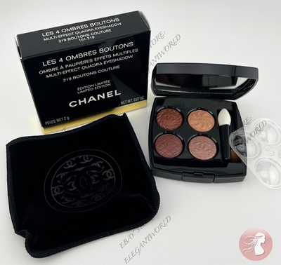 Chanel Les 4 Ombres Boutons Eyeshadow 219 BOUTONS COUTURE Limited