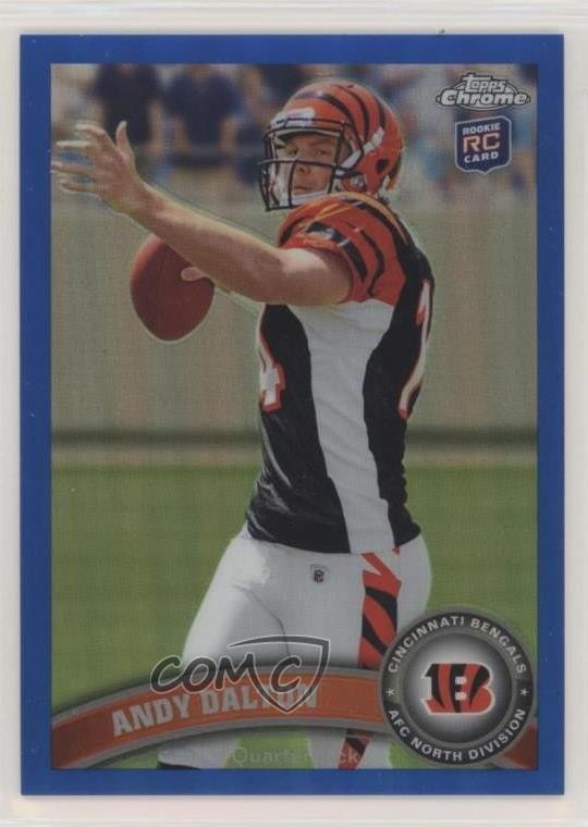 2011 Topps Chrome Blue Refractor 72/199 Andy Dalton #51 0hm