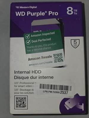 WD WD8002PURP HDD Purple Pro 8TB 3.5 SATA 6GBs 256MB