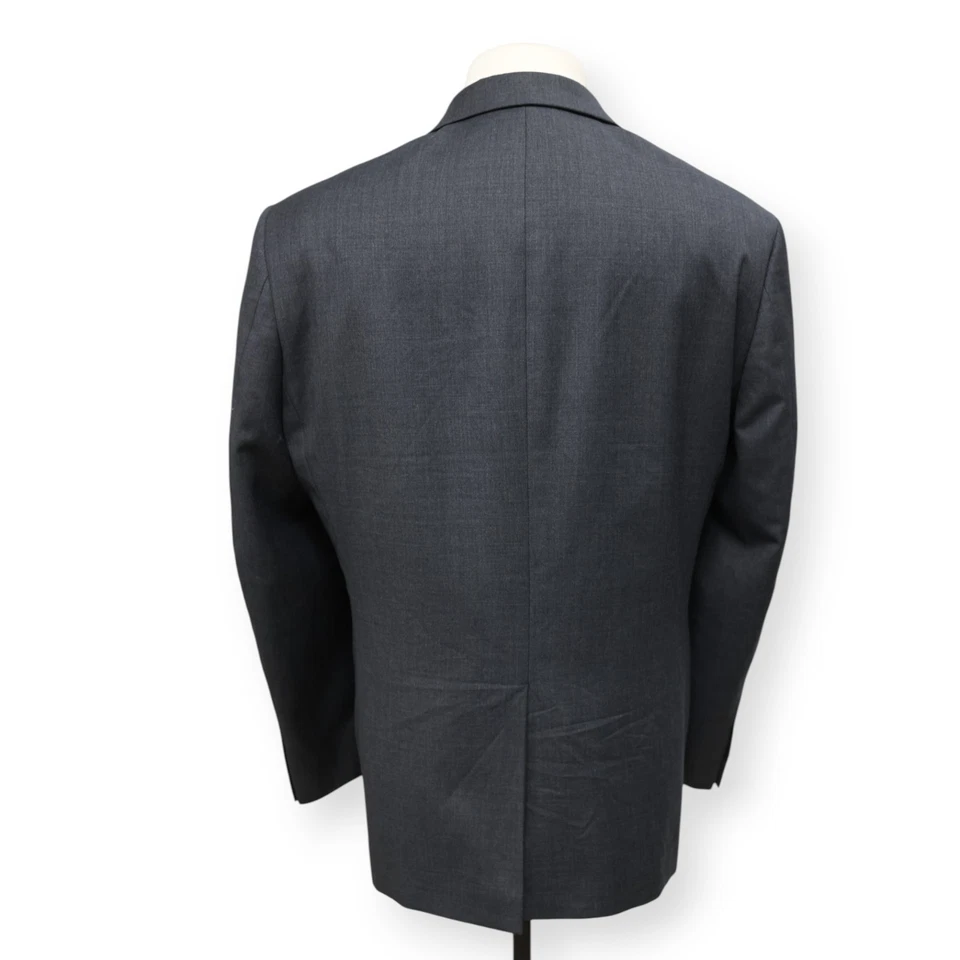 MICHAEL KORS mens solid gray WOOL BLEND sport coat suit jacket blazer 44 R - Image 4 of 4