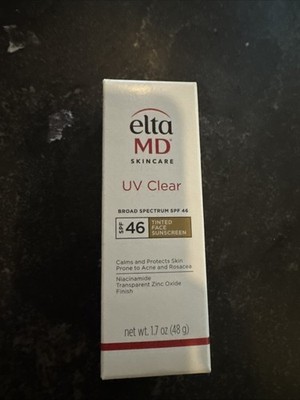 Elta MD SPF 46 Tinted Face Sunscreen   48g | Skincare & UV Protection New in Box