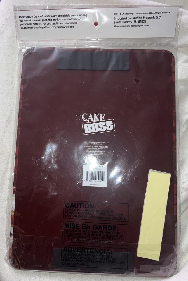 *NEW*RARE* CAKE BOSS- Magnetic Dry Erase Board with Marker - 12 x 8.5 in. - Image 4 of 4