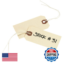 Avery Tags String Attached 11.5 Pt. Stock 3-3/4 X 1-7/8 1000 Manila Hang Tags