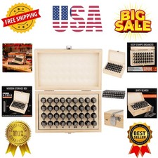 36-Piece Number and Letter Stamp Set 5/16 8mm A-Z Punch Perfect for Imprintin...