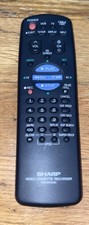 OEM GENUINE - SHARP VCR RRMCG0119AJSA - Remote Control - Tested