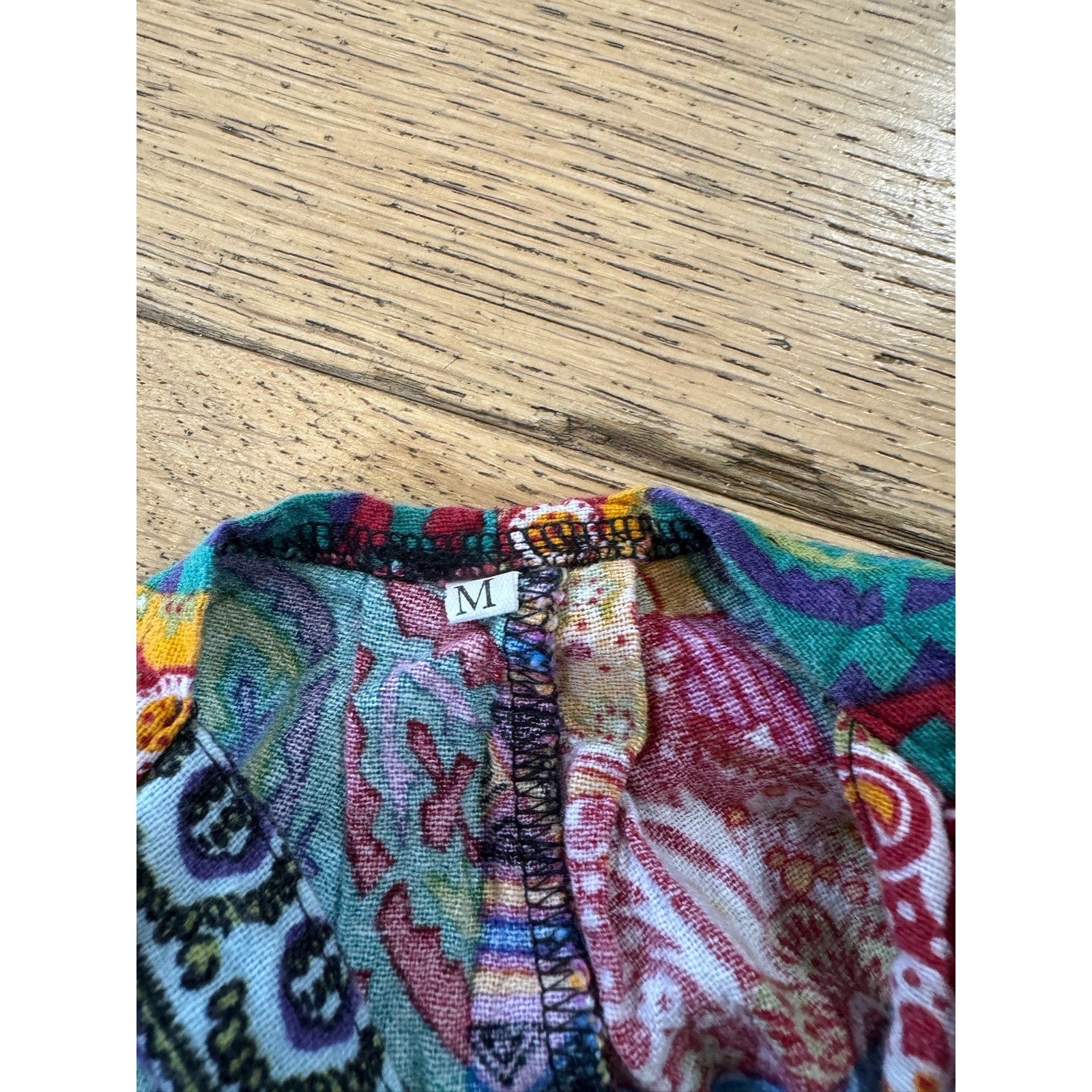 Boho Patchwork Romper Spaghetti Straps Bohemian H… - image 6